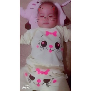 Set 5 bộ cotton 2 chiều cho bé từ 3-12kg