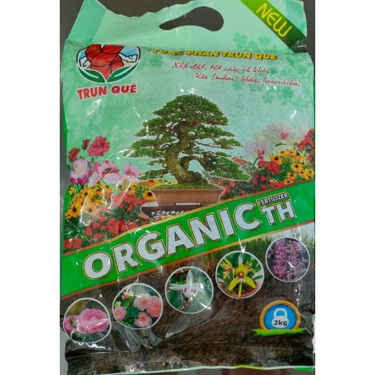 Phân hữu cơ ORGANIC TH 100% PHÂN TRÙN QUẾ (Dạng bột)