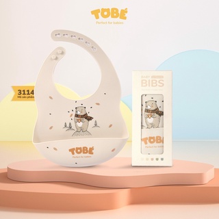Yếm ăn dặm Eco Silicone TOBÉ (Manchababy)