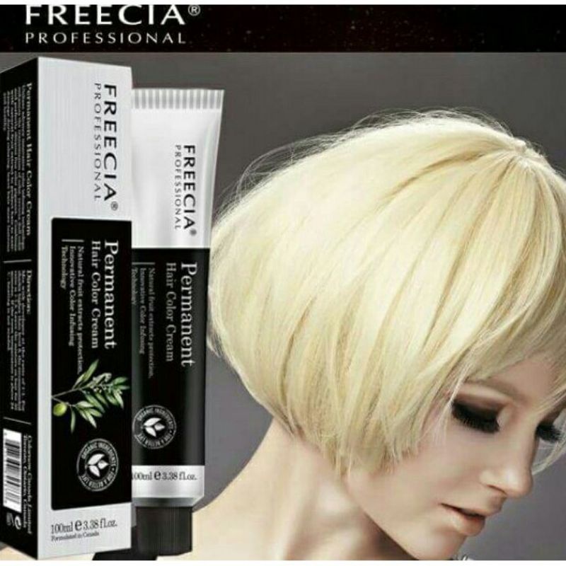 (Tặng kèm oxi trợ nhuộm) màu nhuộm bạch kim cao cấp Freecia 100ml