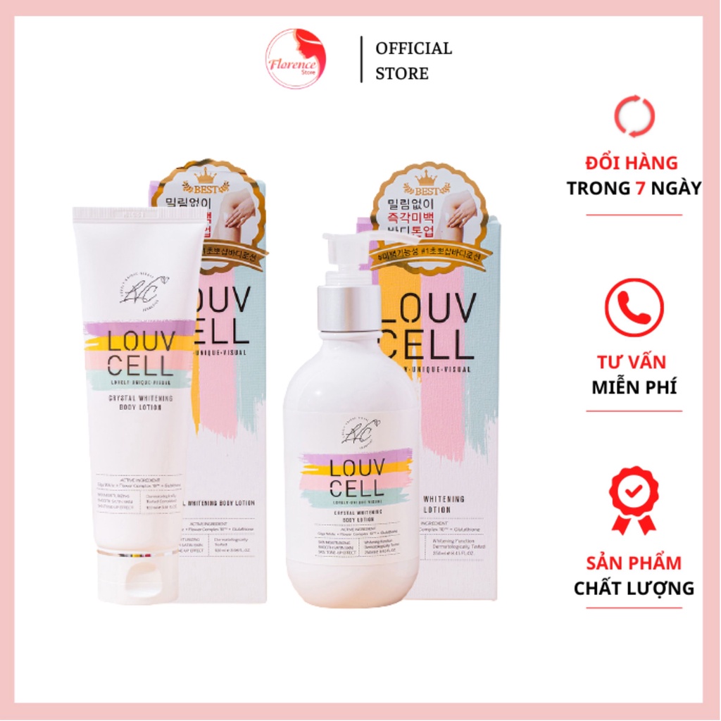 LOUV CELL / KEM DƯỠNG THỂ TRẮNG DA Body LOUV CELL – Hàn quốc 250 ML