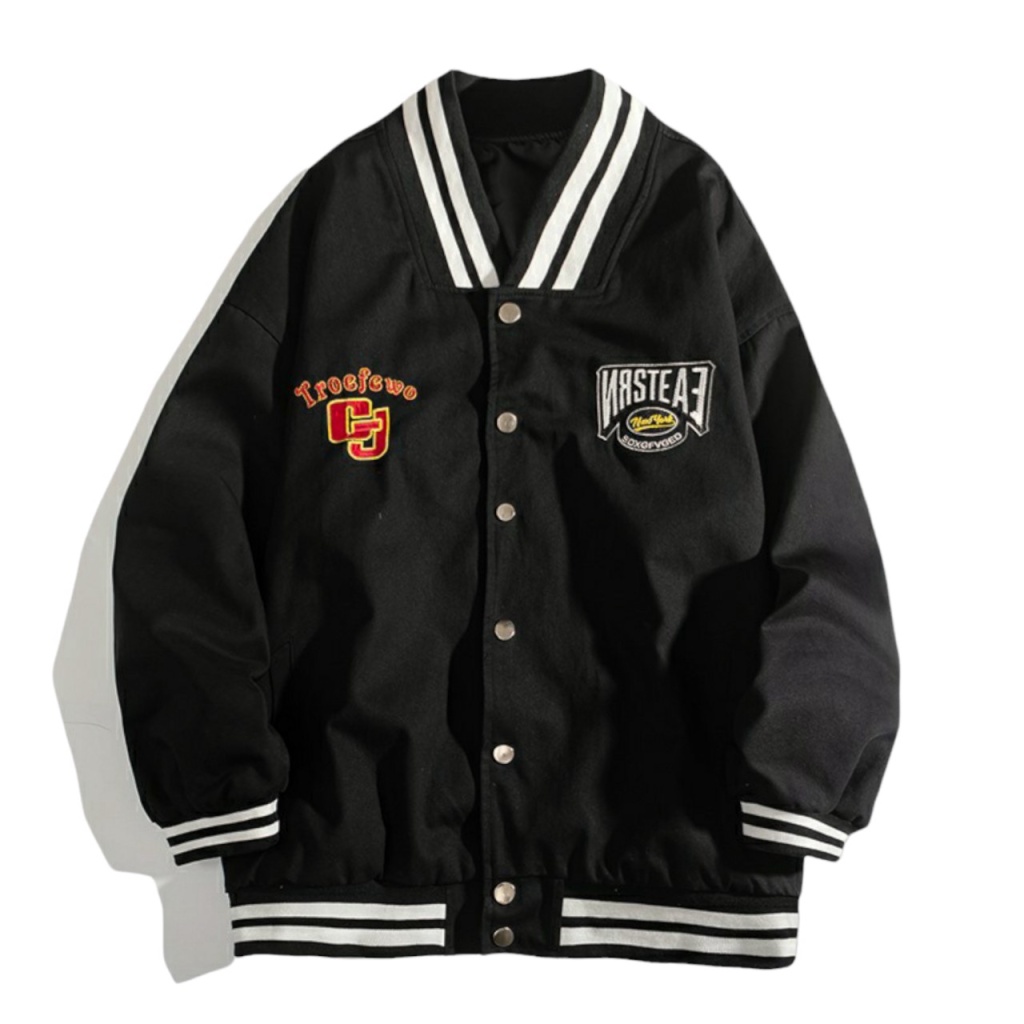 ÁO KHOÁC BOMBER UNISEX FORM RỘNG NAM NỮ CAO CẤP HOTNEW