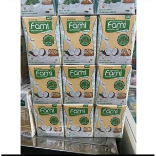 Sữa FAMI nguyên chất vị SỮA DỪA ( 36 hộp × 200ml)
