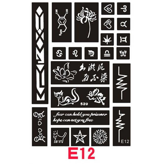 Hình xăm E12