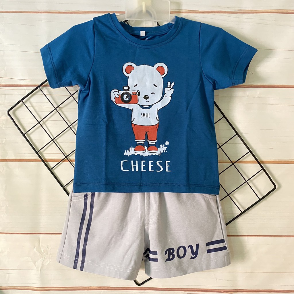 Bộ quần áo thun cotton 4 chiều TomTom Baby cho bé trai, hàng Việt Nam chất lượng| Quần áo trẻ em | Quần áo bé trai|