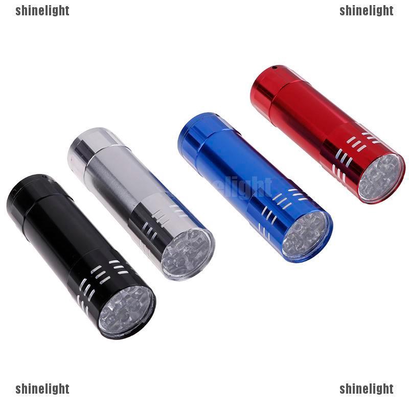 Đèn pin LED tia cực tím 9 bóng
