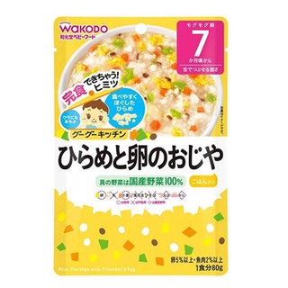 Cháo gói ăn liền Wakodo Cho Bé Từ 7 tháng+  80g