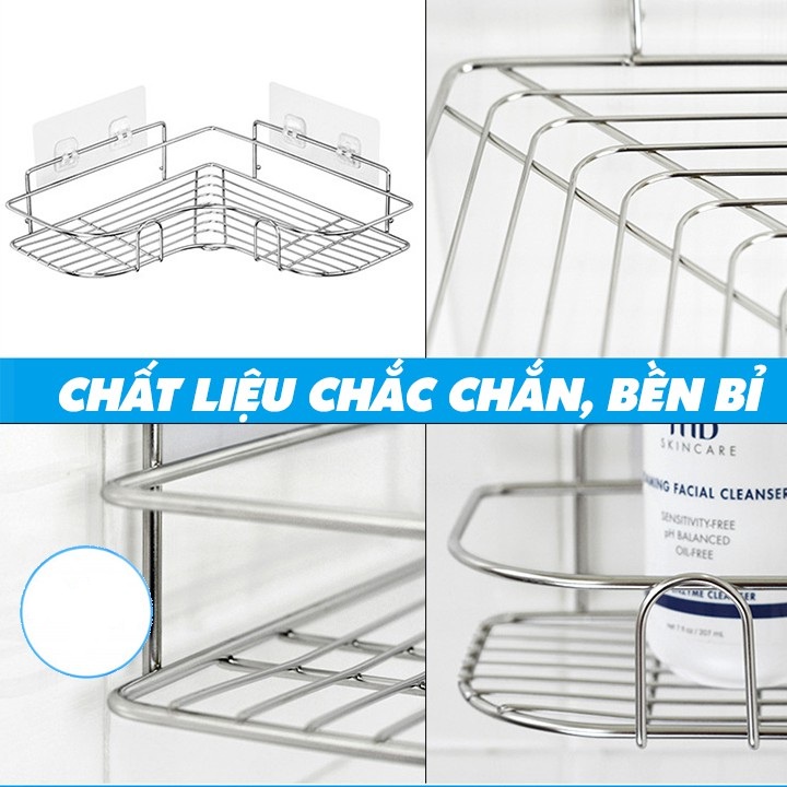 Giá Góc Inox Để Đồ Chịu Lực Tốt Kệ Góc Đa Năng Tiện Ích Sang Trọng Chất Liệu Cao Cấp Chống Gỉ Tốt Nhất