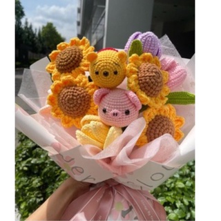 Hoa len hanmade móc theo yêu cầu