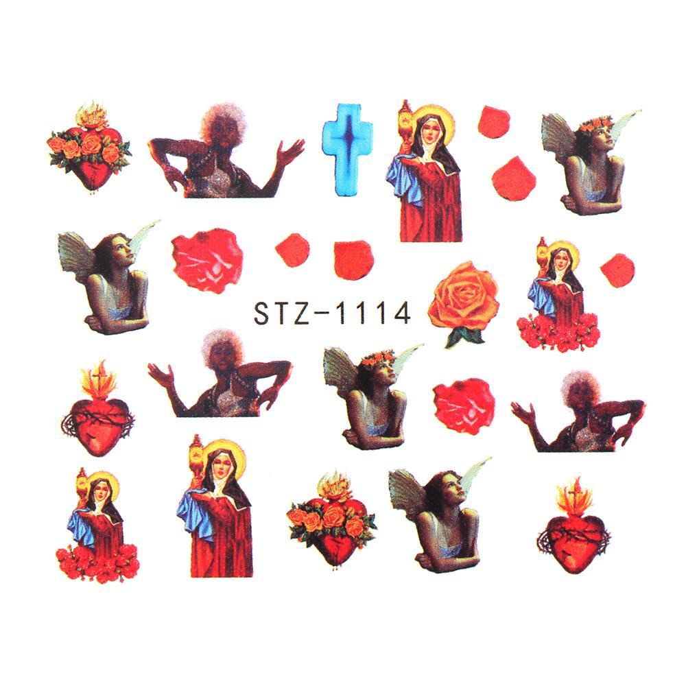 Set 24 Hình Dán Móng Tay DIY Hình Thiên Thần