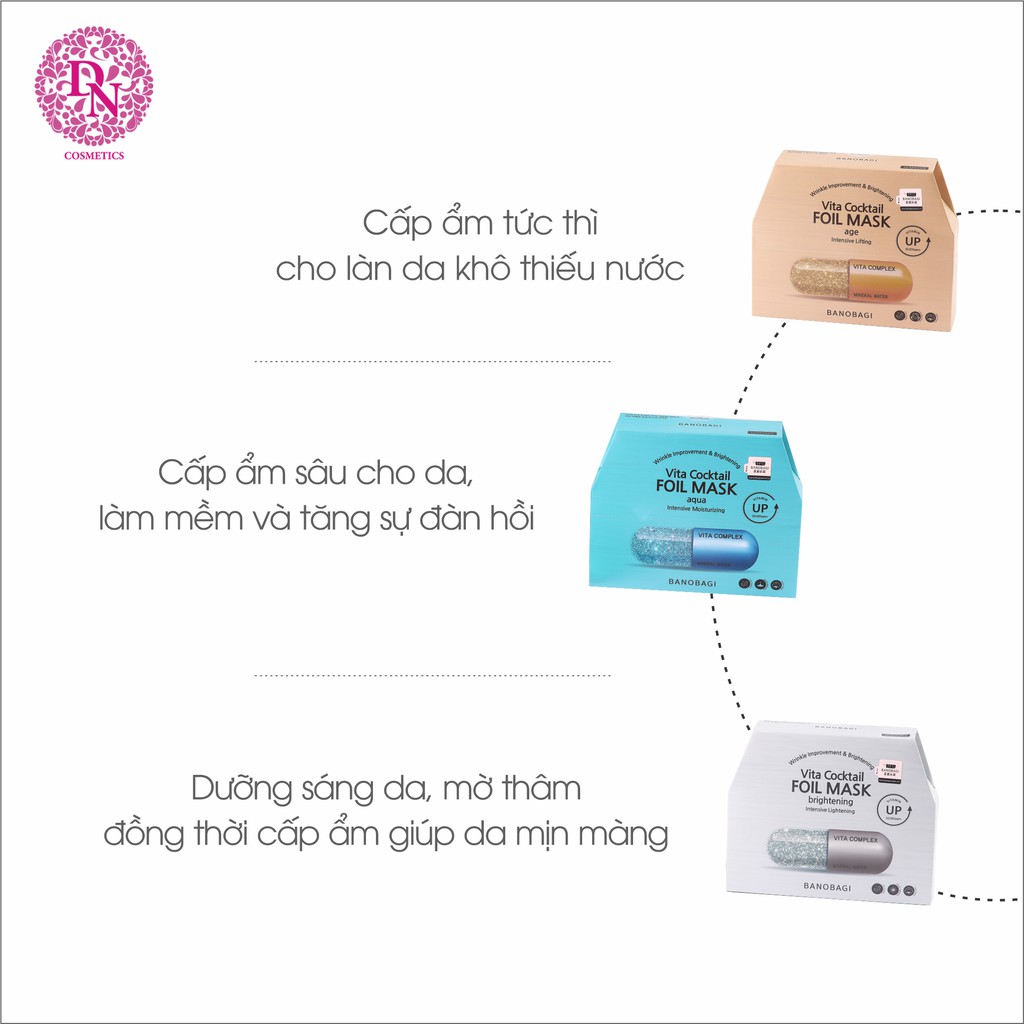 Mặt nạ giấy dưỡng da Banobagi Vita Genic Jelly Mask Miếng 25ml