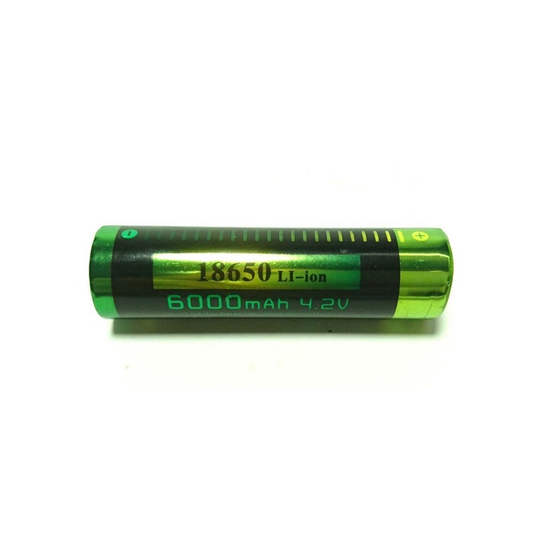 Pin sạc Lithium ion 18650  màu xanh lá. Hãng Akasha