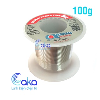 Thiếc hàn Asahi 0.8mm SN63/37 100G