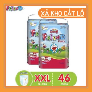Combo 3 bịchTã Quần Goon Friend Gói Siêu Đại M68-L60-XL52-XXL46