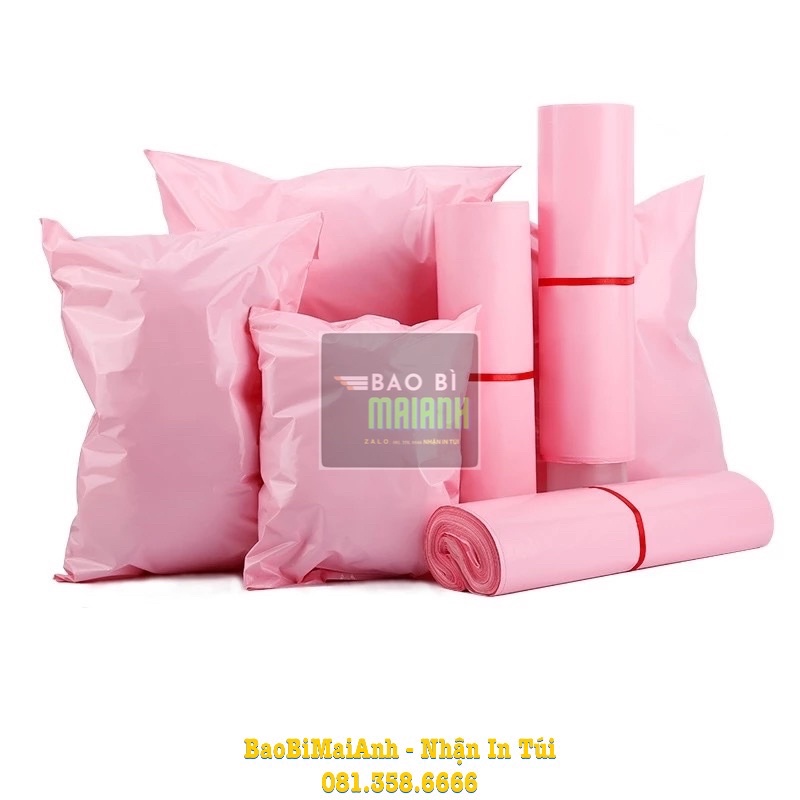 0,5KG-1KGTÚI NIÊM PHONG HÀNG Mầu HỒNG PASTEL CAO CẤPTúi ship Cod, đóng gói hàng chống bóc HÀNG PE SIÊU DAI SIÊU KÍN.