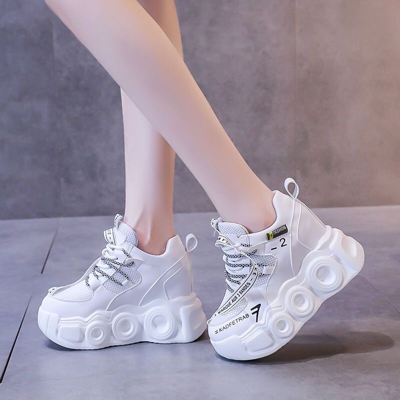 Giầy thể thao đế độn nâng chiều cao 10cm siêu nhẹ và êm  hàng nhập chuẩn Quảng Châu cao cấp