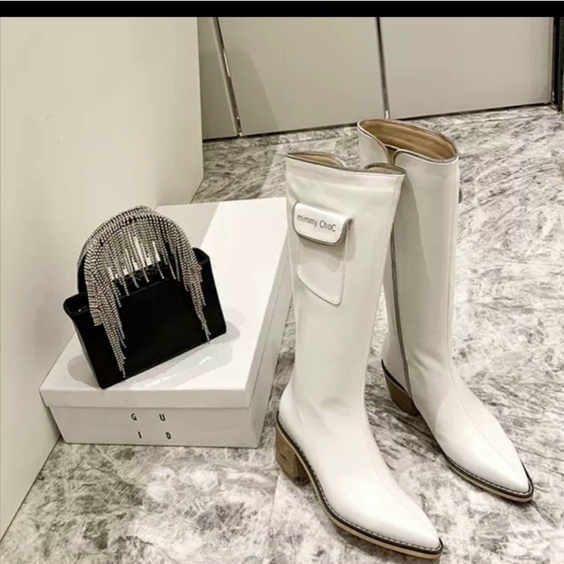 Boost đùi da túi jimmy choo