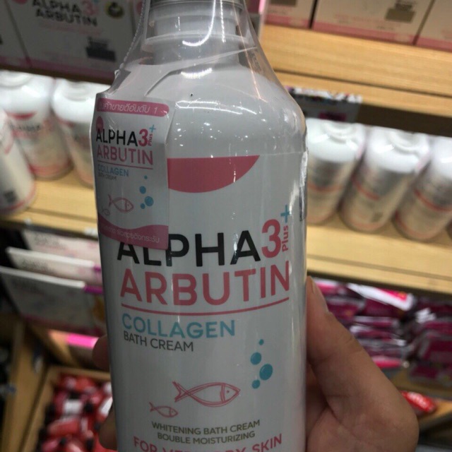 Sữa tắm collagen alpha arbutin