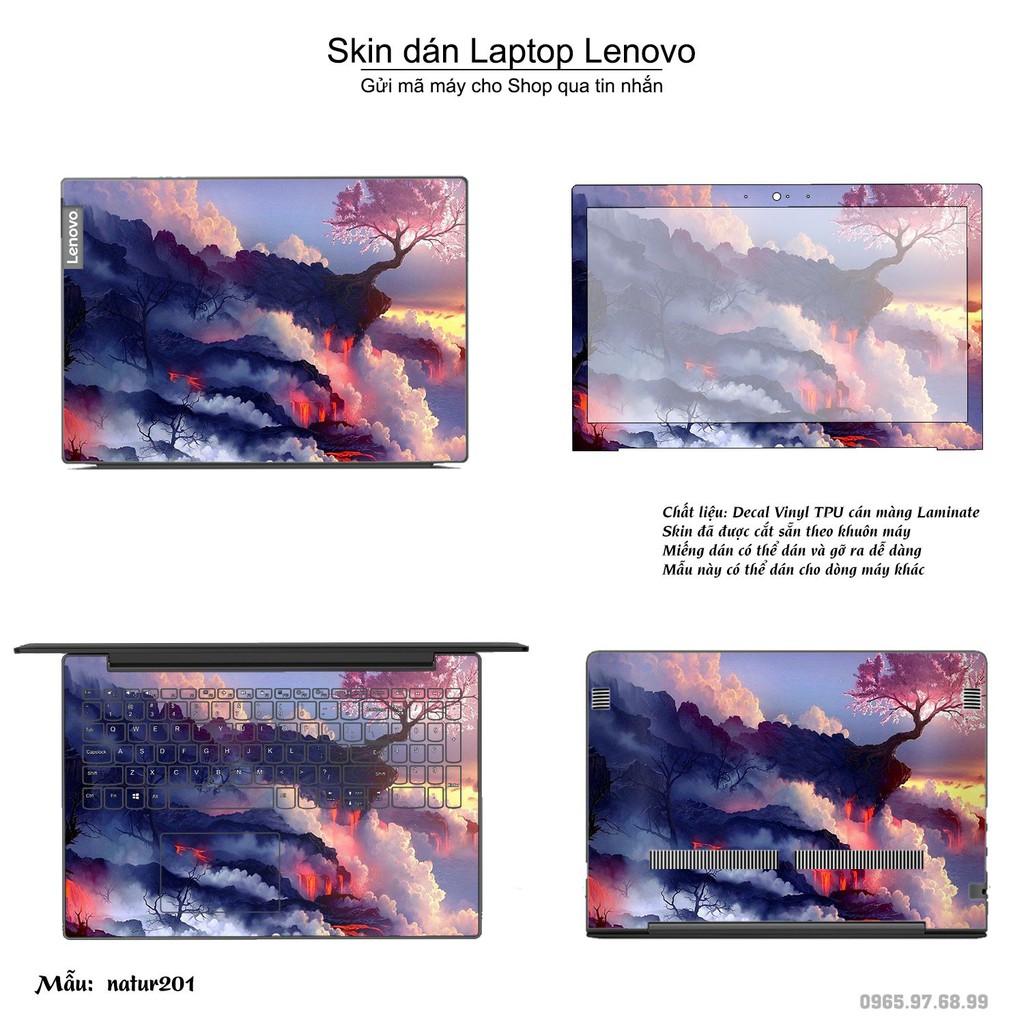 Skin dán Laptop Lenovo in hình thiên nhiên _nhiều mẫu 7 (inbox mã máy cho Shop)