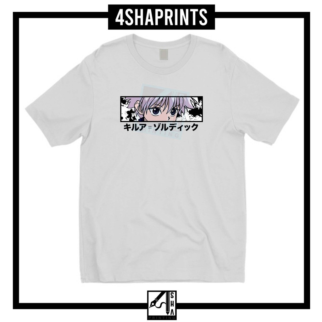 Áo thun KILLUA EYES  ANIME TSHIRT HUNTER X HUNTER  ngắn tay cổ tròn độc đẹp