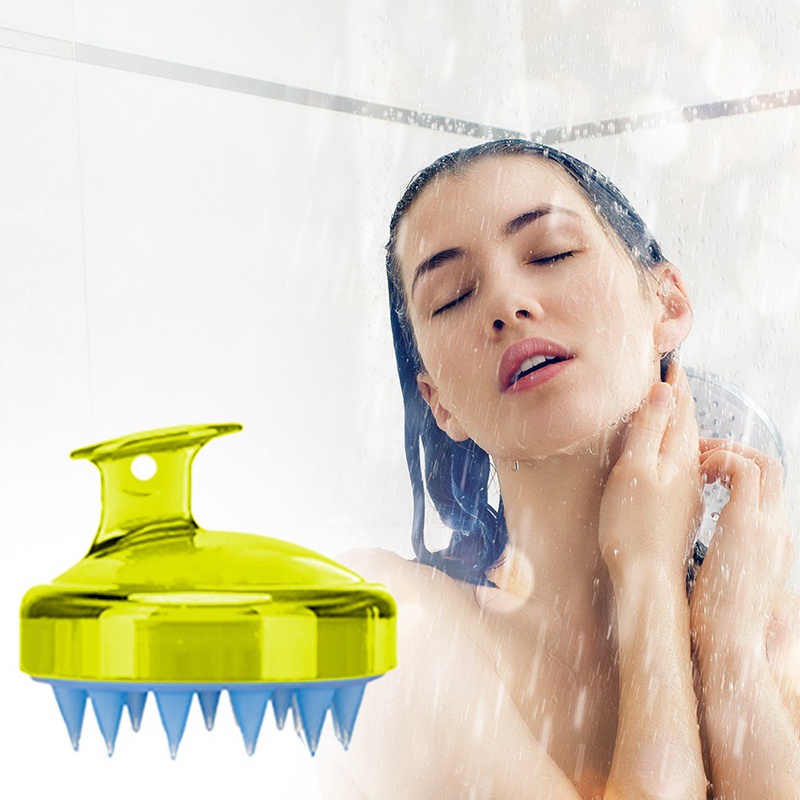 Fengwunineday Lược Gội Đầu Bằng Silicon Mềm Mại Tiện Dụng Cho Gia Đình