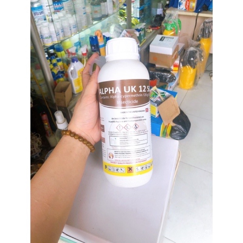 Thuốc diệt côn trùng nhập khẩu Anh quốc alpha uk 12sc Không mùi chai 1000ml