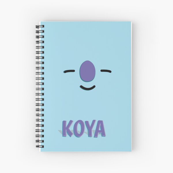 Sổ lò xo ghi chép hình  KOYA BT21 BTS cực đáng yêu