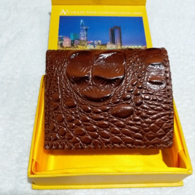 Bóp Thái da bò thật 100% (hàng nguyên hộp nhập khẩu Thái lan)