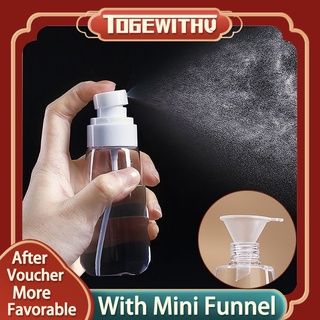 TOGEWITHU Chai Xịt Phun Sương Mịn Mini 30/60/100ml Có Thể Tái Sử Dụng