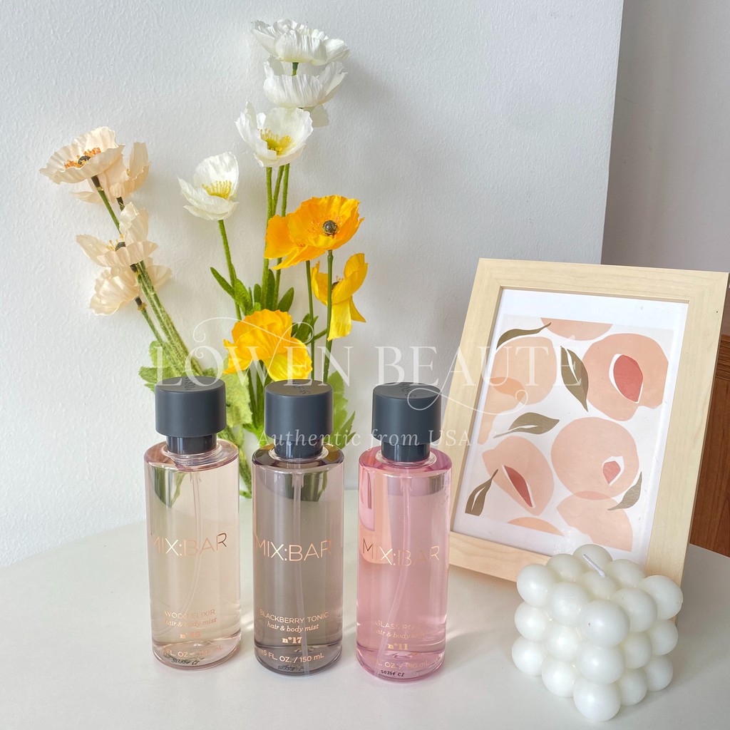 Xịt Thơm Tóc và Toàn Thân MIXBAR HAIR AND BODY MIST