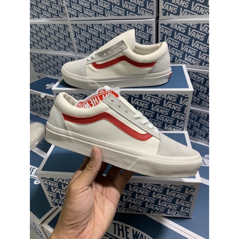 Giày Thể Thao Viền Đỏ Style 36 Chuẩn Box Xanh