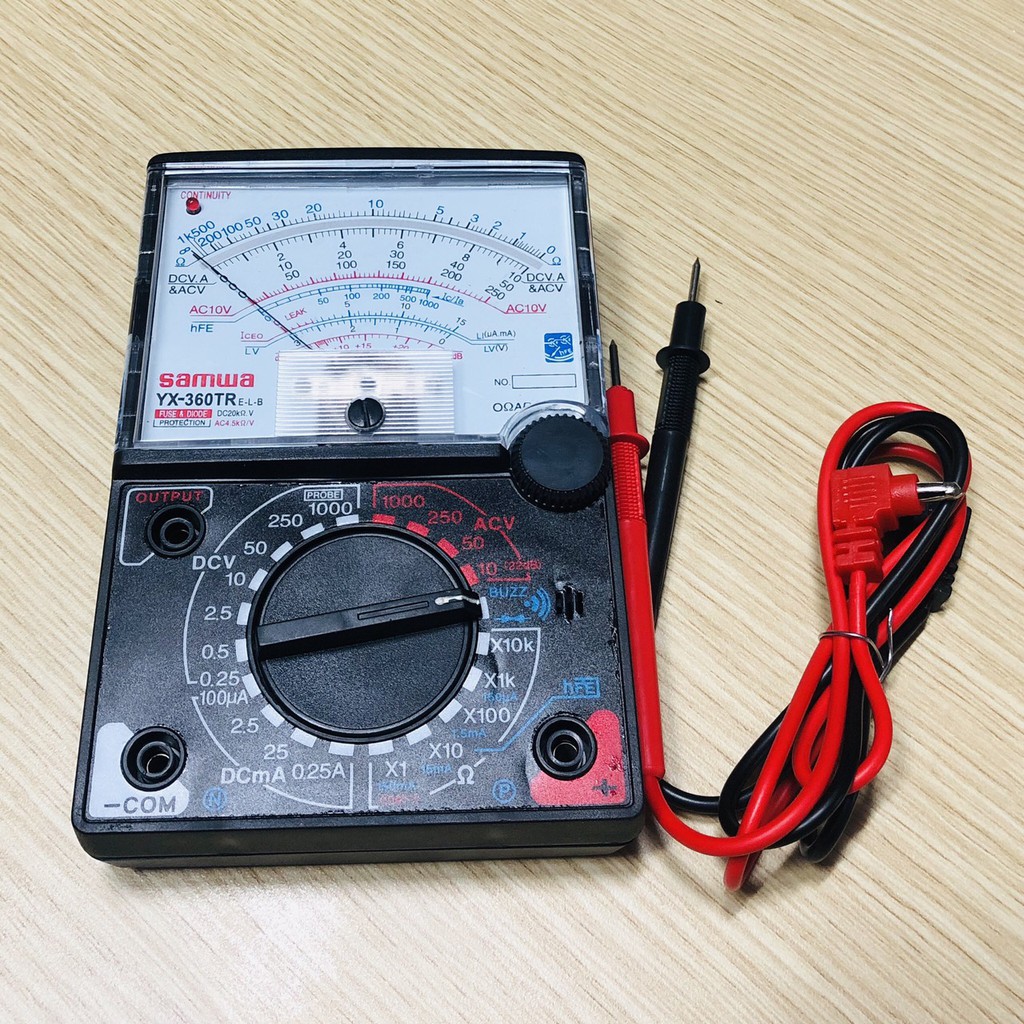 Đồng hồ vạn năng cơ SANWA XY-360TR (có Pin đầy đủ)