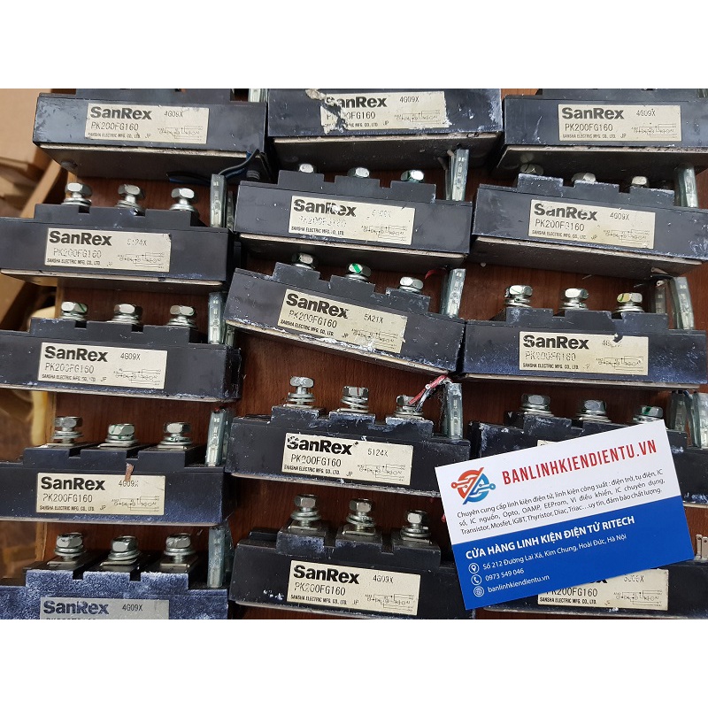 PK200FG160 Thyristor kép 200A 1600V