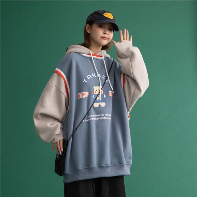 [ORDER] HOODIE PHỐI TAY NỈ BÔNG