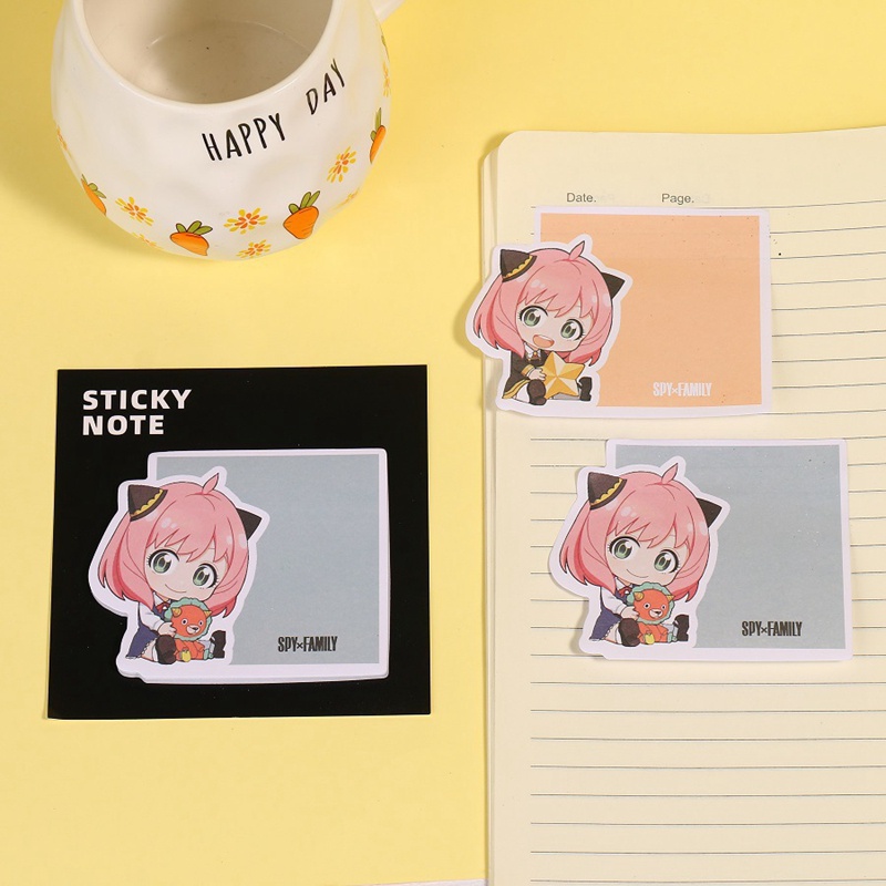 Tmdbyx Giấy Dán Ghi Chú Trang Trí Hình Anime