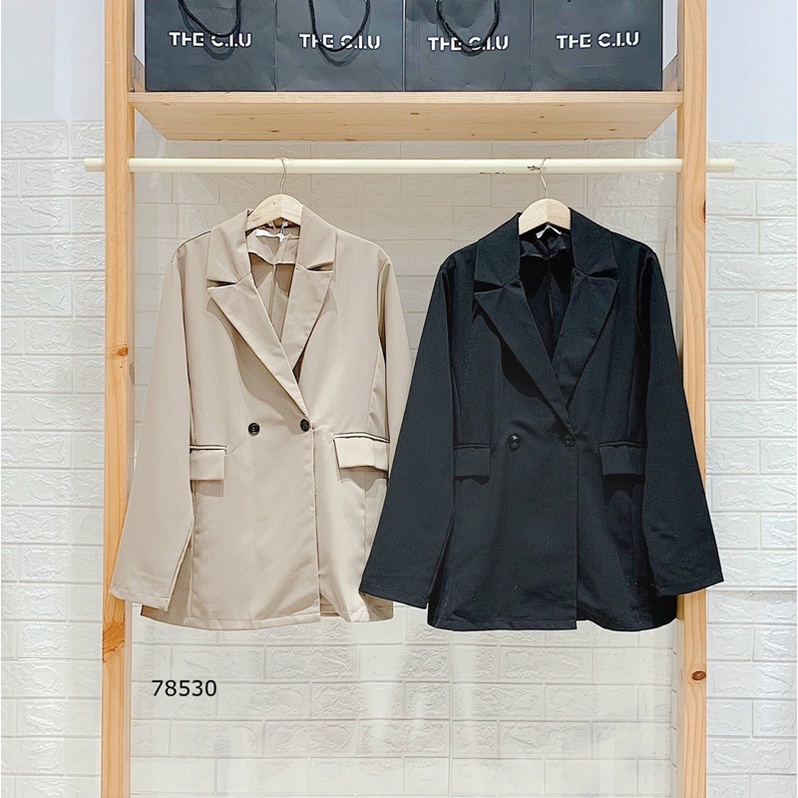 Áo blazer trơn tay dài 78530