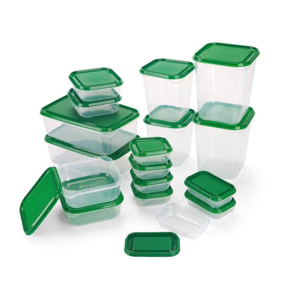 bộ 17 hộp nhựa đa năng tiện lợi - Bộ hộp 17 chi tiết