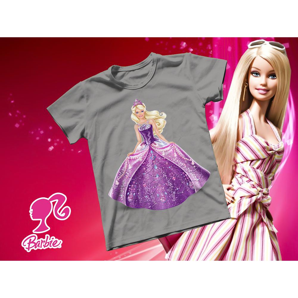 Áo thun Cotton Unisex - Movie - Barbie - Barbie công chúa