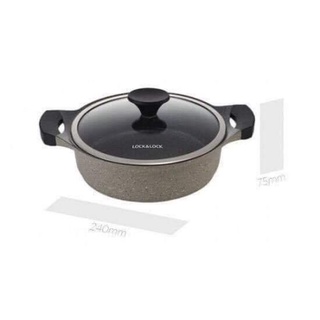 Nồi Lock and Lock stone 24cm thành thấp..