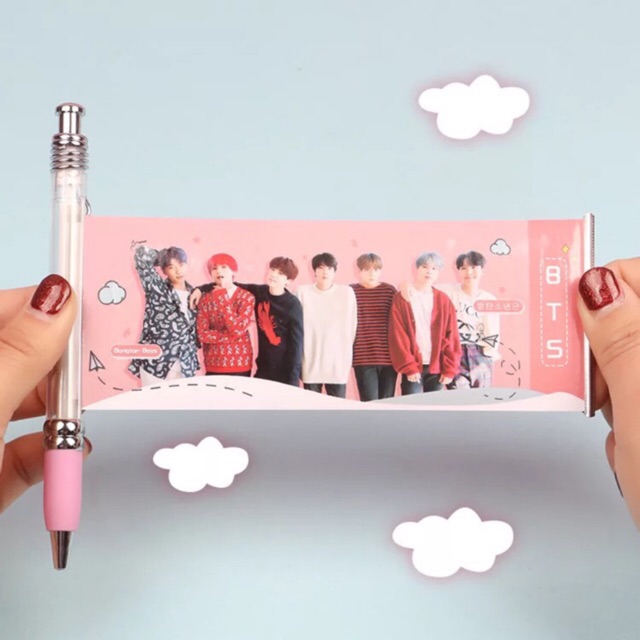 [CÓ SẴN] Bút bi kéo BTS 2019