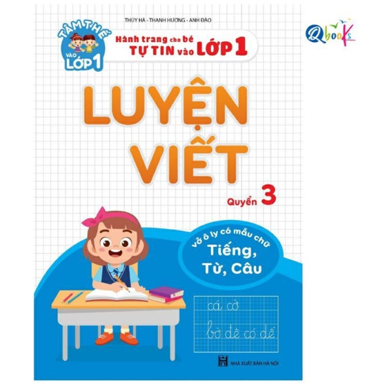 Sách - Combo 3 Quyển Luyện Viết - Hành Trang Cho Bé Tự Tin Vào Lớp 1 NSTO