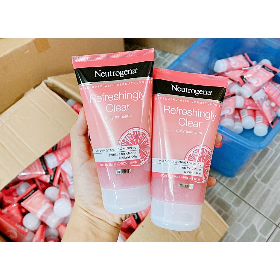 [ NEW ] Sữa rửa mặt Neutrogena Refresshingly Clear Daily Exfoliator Oil Free | BigBuy360 - bigbuy360.vn