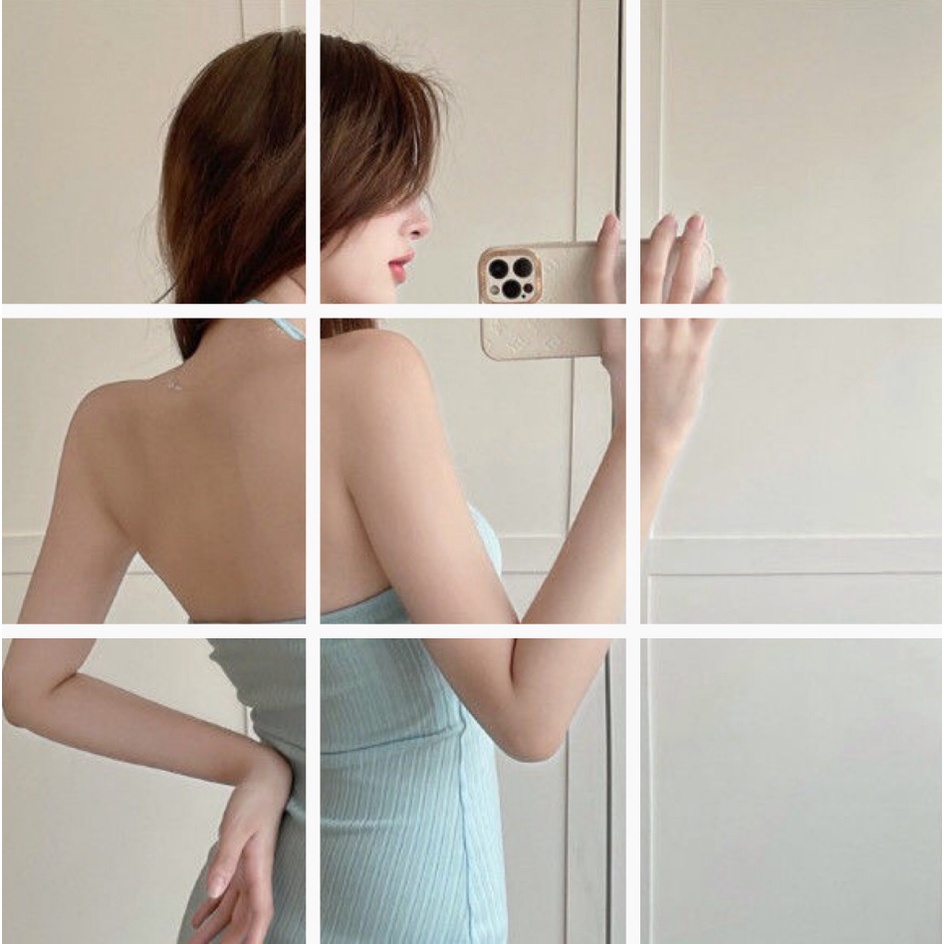 Đầm Hai Dây Dáng Ôm Thời Trang Mùa Hè Dành Cho Nữ 8337