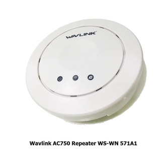 Bộ phát sóng wifi 3 Anten ngầm Router/ Bộ tiếp sóng Reapater WAVLINK AC750 REPEATER ốp trần siêu mạnh