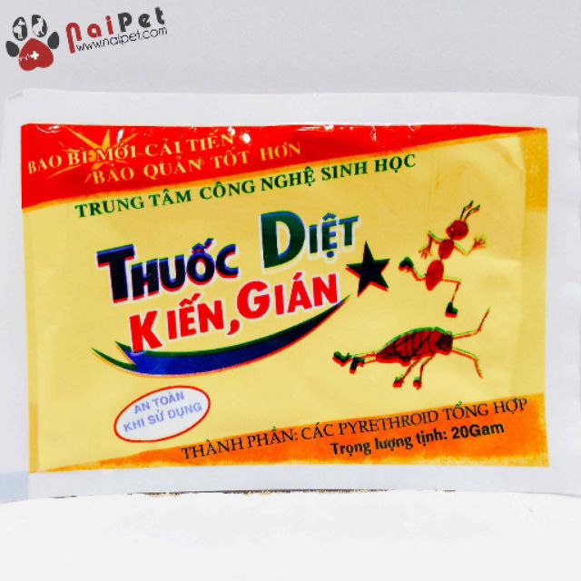 Thuốc diệt kiến gián gói 10g