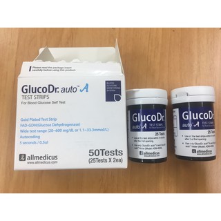 Lọ 25 Que thử đường huyết Gluco Dr Auto AGM 400 - AGM-4000