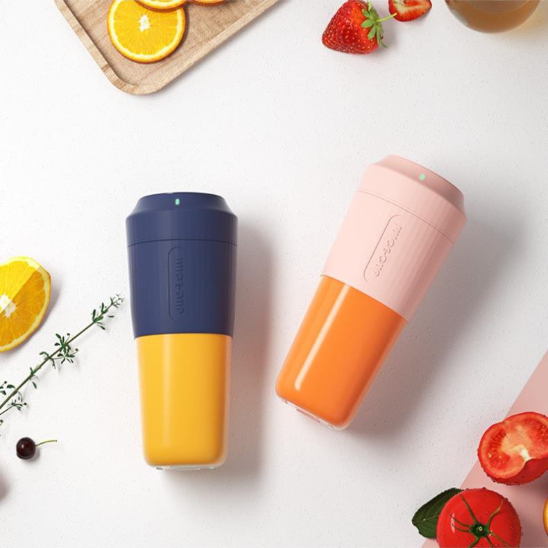 Trùm Giá Tốt - Máy Xay Sinh Tố Cầm Tay dung tích 450ML, Dung Lượng Pin 300Mah Juice Cup