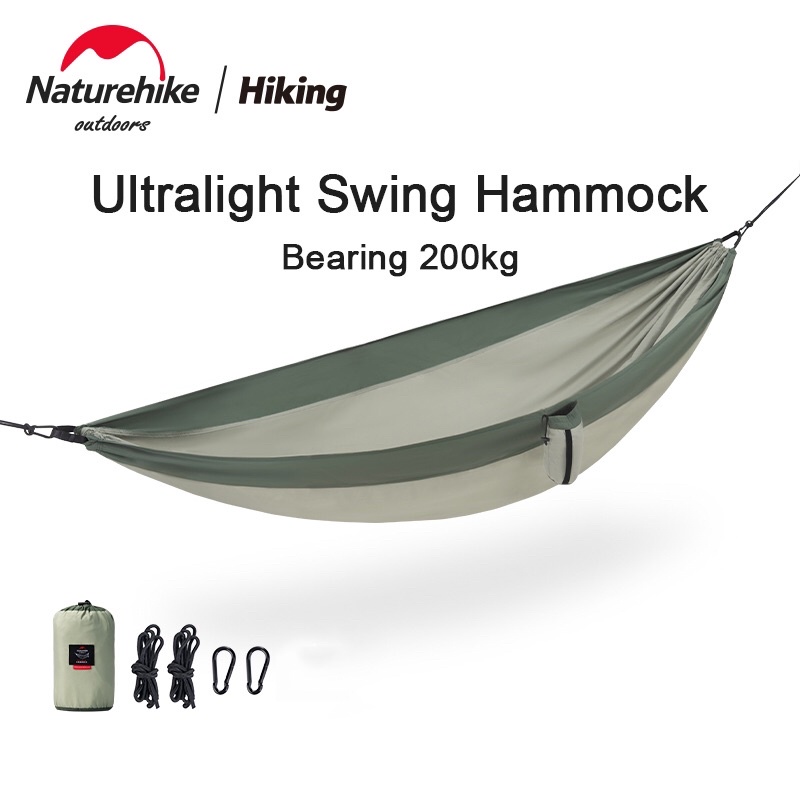 Võng Đôi Dã Ngoại, Cắm Trại, Dành Cho 2 Người, Gấp Gọn Siêu Nhẹ, Tải Trọng 180kg NatureHike NH17D012-B