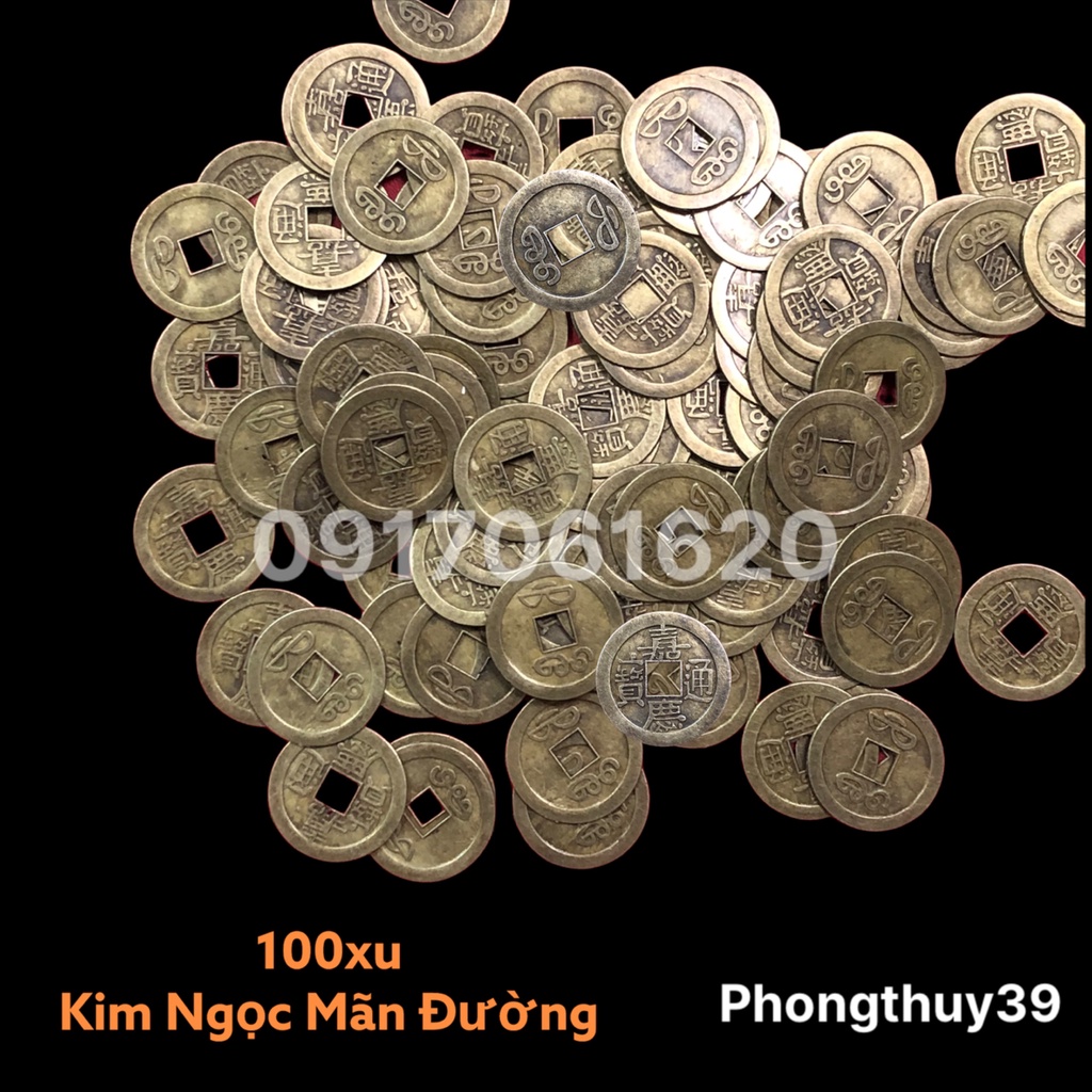 Đồng Xu Ngũ Đế Âm Dương Phong Thủy Chiêu Tài Lộc Tăng Vượng Khí