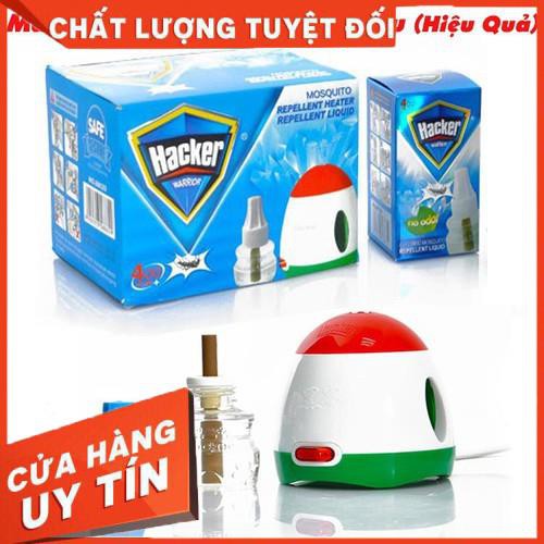 [XẢ KHO+FREE SHIP] Lọ tinh dầu đuổi muỗi HACKER ,.máy đuổi muỗi tinh dâu hacker